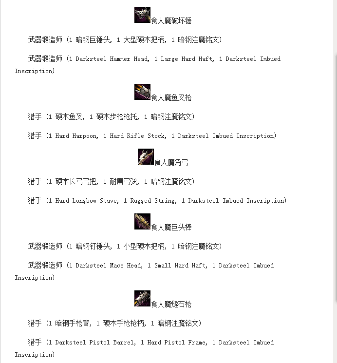 激战2关于稀有物品收藏食人魔武器成就攻略