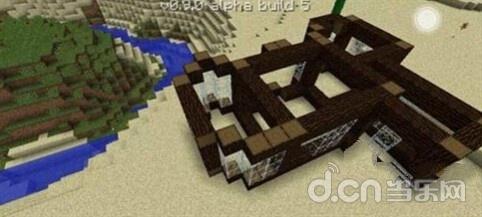 《我的世界》新手手机版怎么建造别墅？