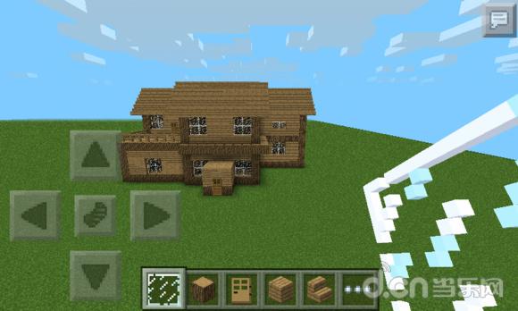 《我的世界手机版Minecraft–Pocket Edition》木屋别墅建造教程 新手建筑技巧_我的世界移动版攻略_当乐原创频道