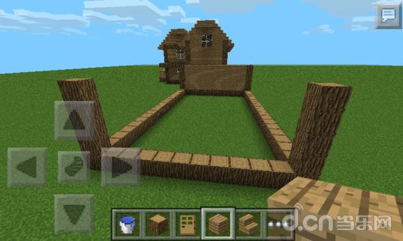 《我的世界手机版Minecraft–Pocket Edition》木屋别墅建造教程 新手建筑技巧_我的世界移动版攻略_当乐原创频道