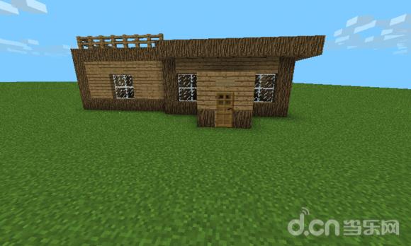 《我的世界手机版Minecraft–Pocket Edition》木屋别墅建造教程 新手建筑技巧_我的世界移动版攻略_当乐原创频道