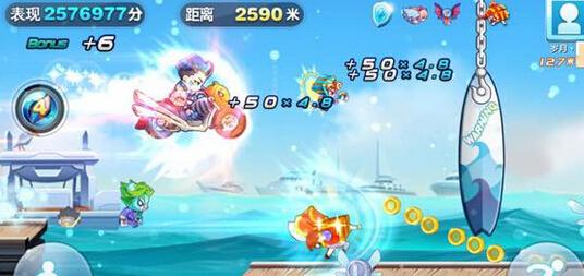 天天酷跑南瓜魔铁多种搭配万米测试