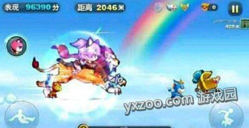 天天酷跑猫小妖变身效果