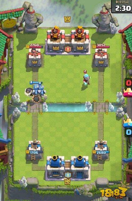 2v2防守反击卡组 轻型坦克骷巨毒蹦流