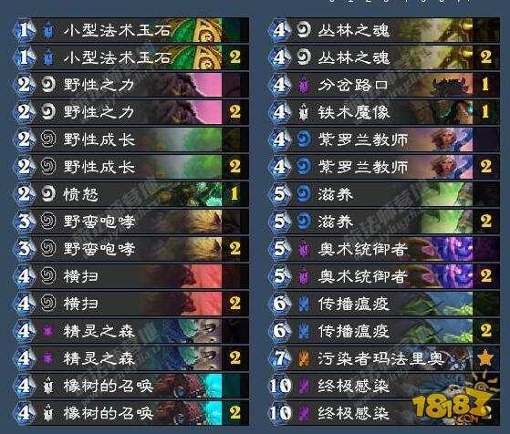 国服前500超生德 女巫森林炉石传说德鲁伊卡组