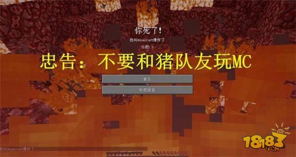 我的世界不要和猪队友做的6件事 过来人的忠告