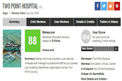 《双点医院》媒体平均分88 优秀经营模拟游戏