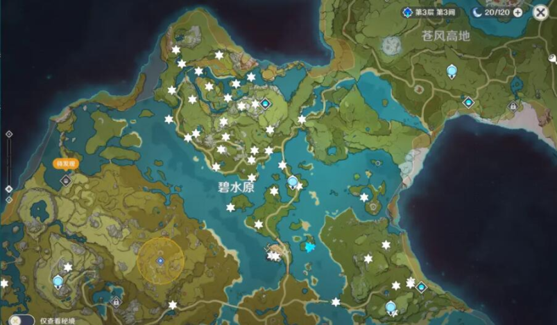 原神岩神瞳分布最新区域图 风神瞳66个,满级65,但是岩神瞳可是个