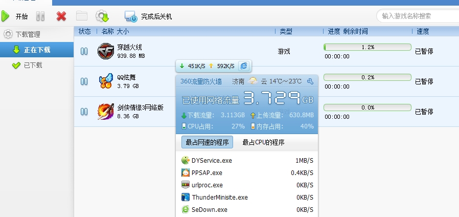 360實(shí)時(shí)測(cè)速的數(shù)據(jù)