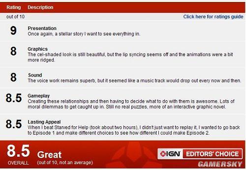 情理两难选择《行尸走肉第二章》获IGN8.5评分