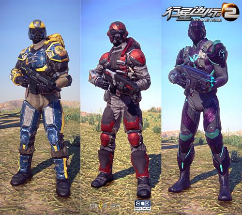 各具特性 《行星邊際2》全陣營兵種形象曝光