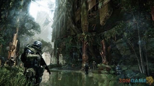 《孤岛危机3》最新截图公布 荒弃大楼之间打野战