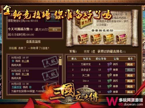 三国立志传二次封测今日强势归来 精彩活动不断