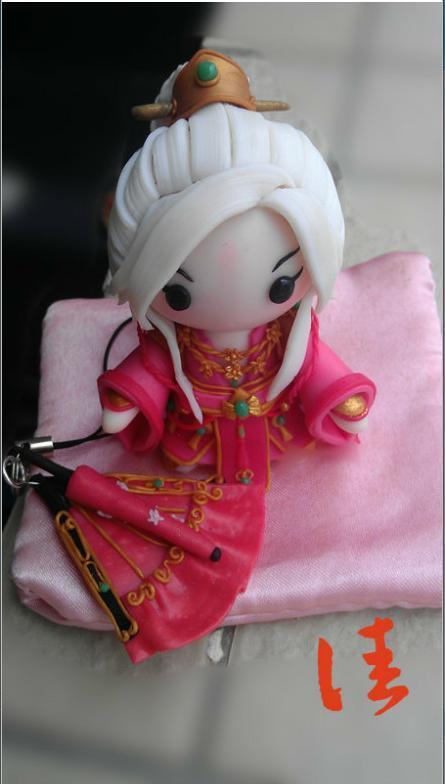 桶兒原創(chuàng)劍3手工軟陶《粉嫩嫩的秀爺》