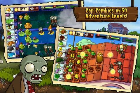 iOS《植物大戰(zhàn)僵尸》更新：支持視網(wǎng)膜屏