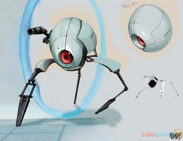 Valve内部《传送门》和《DOTA 2》艺术设定图
