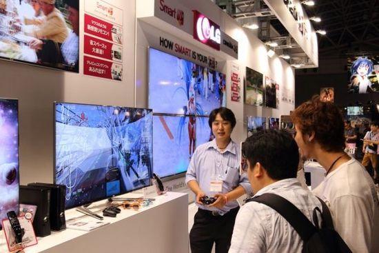 TGS12 LG展出3D立体显示与双重显示3D液晶电视