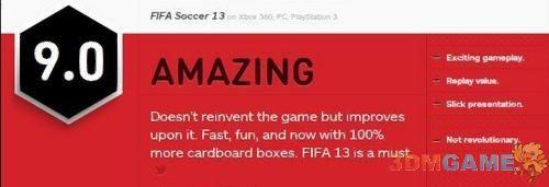 3DM《FIFA13》详细评测：超出实况0.5分的快感！