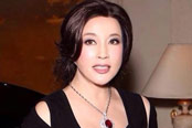 59岁刘晓庆身穿肉色虎纹装美国会友 获赠测谎仪