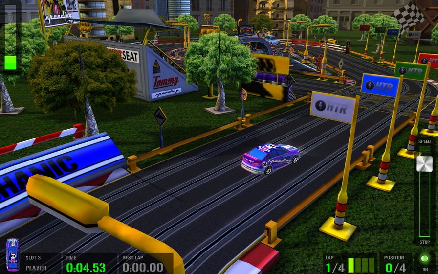 高科技赛车：模拟玩具车赛图片