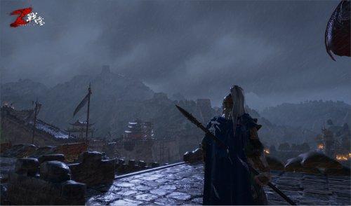 烟雨中，雄关长城，铁甲肃杀