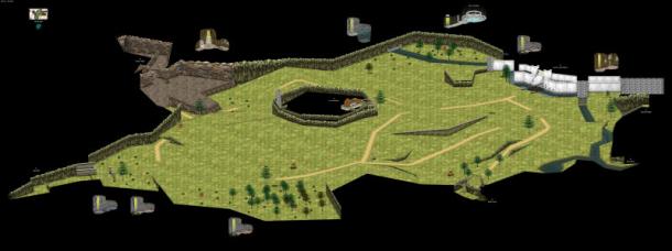 《塞尔达传说：时之笛》游戏地图 被设计者折服
