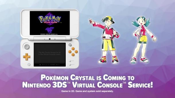 经典作品《精灵宝可梦水晶版》即将登陆3DS平台