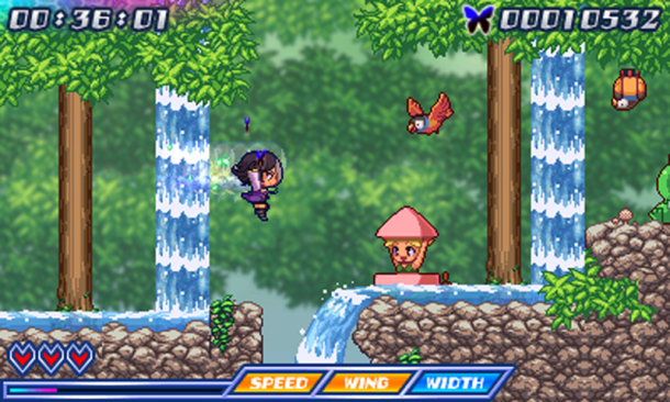 3dS平臺(tái)2D動(dòng)作游戲《魔神少女3》新截圖展示
