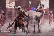 《刺客信条：起源》搞怪套装 手拿剑鱼骑彩虹骆驼