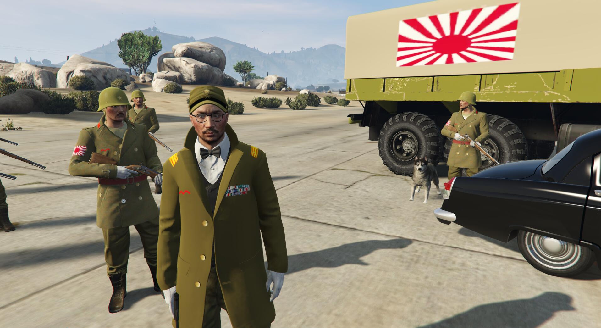 gta5日本鬼子服裝mod