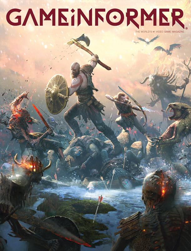 奎爺霸氣 《戰(zhàn)神4》登上GameInformer雜志封面