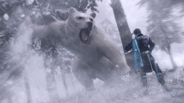 《真三国无双8》新预告、截图：野外还有巨熊出没