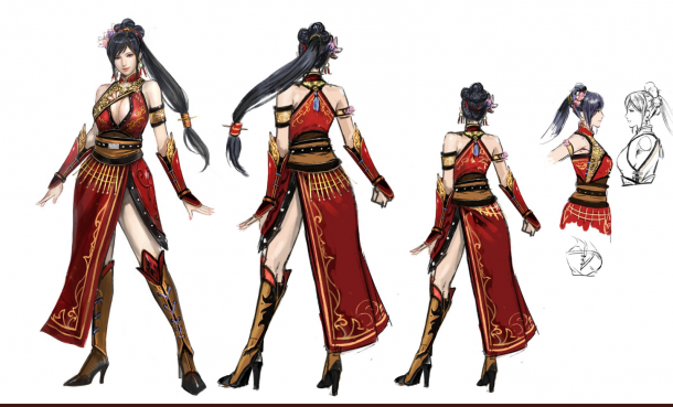 玉美胸更美《真三國無雙8》練師性感人設(shè)圖公開