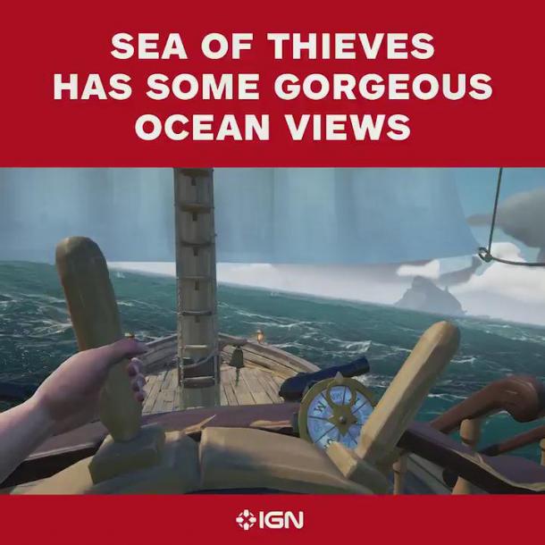 《盗贼之海》海水物理效果超级真实 看数小时不腻