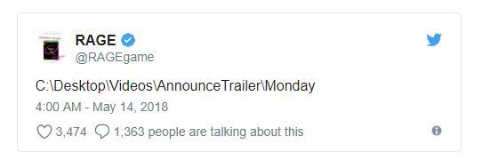 Bethesda全新《狂怒》作品宣传片将于明日公布
