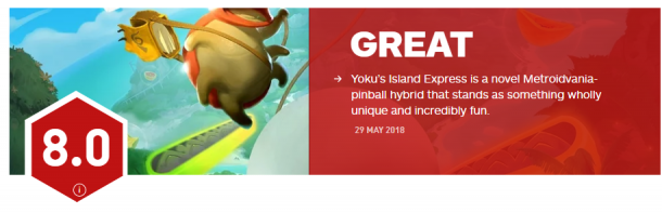 《尤庫的小島速遞》IGN 8.0分 玩法獨特脫穎而出