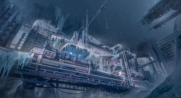 美國游戲概念畫家科幻作品欣賞 想象力天馬行空