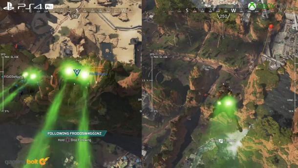 《Apex英雄》PC/PS4 Pro/X1X畫面對(duì)比 表現(xiàn)都不錯(cuò)
