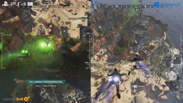 《Apex英雄》PC/PS4 Pro/X1X畫面對(duì)比 表現(xiàn)都不錯(cuò)
