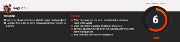 《狂怒2》首批媒体评分公布 IGN 8分 GameSpot 6分