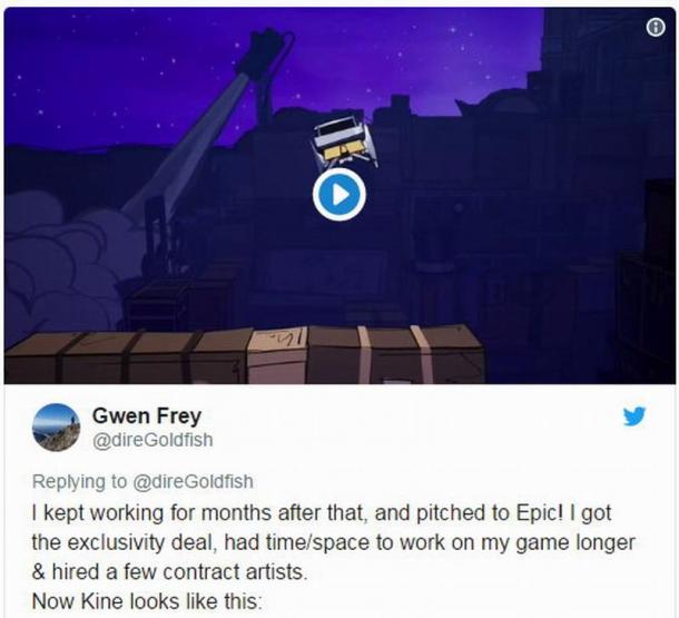 这款游戏的开发者称Epic是救世主 游戏独占拯救了他