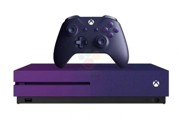 紫色版XboxOneS泄露为《堡垒之夜》粉丝专门定制