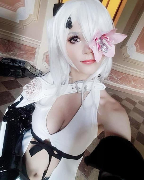 美女Cos《龍背上的騎兵3》Zero 冷艷御姐性感迷人