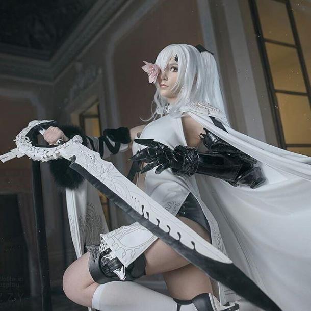 美女Cos《龍背上的騎兵3》Zero 冷艷御姐性感迷人