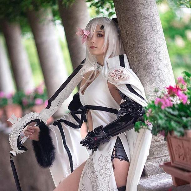 美女Cos《龍背上的騎兵3》Zero 冷艷御姐性感迷人