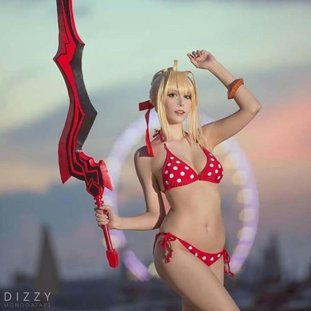 美女Cos《龍背上的騎兵3》Zero 冷艷御姐性感迷人