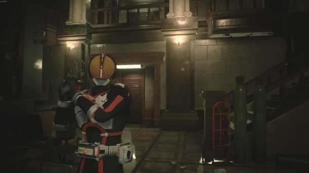 《生化危機2：重制版》新Mod 里昂變身假面騎士