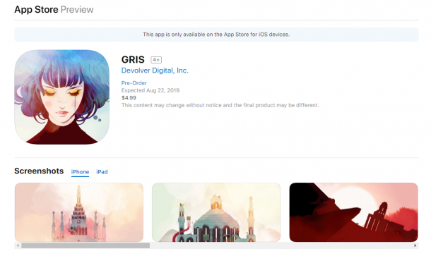 唯美橫版冒險(xiǎn)佳作 《GRIS》或?qū)⒌顷慞S4平臺(tái)