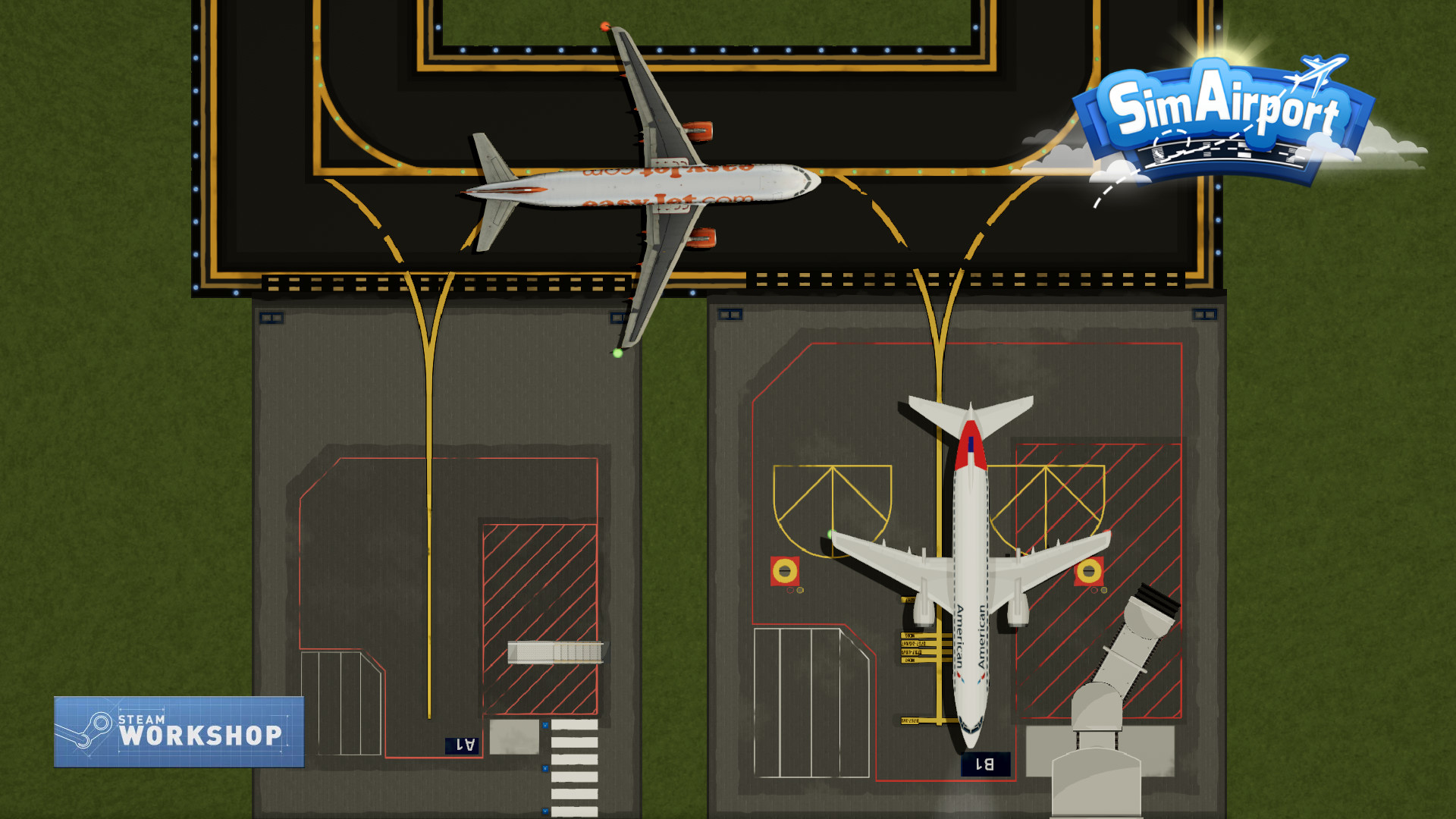 模拟机场图片