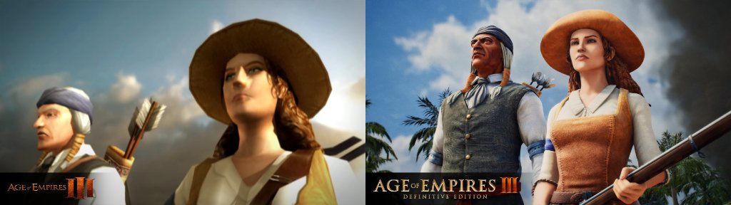 《帝国时代 3：决定版》官方公布截图 原版与新版对比